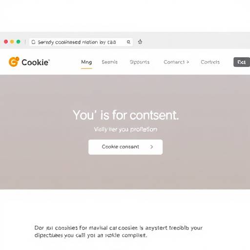Banner mostrando um aviso de cookies em um site, com opções para aceitar ou recusar.